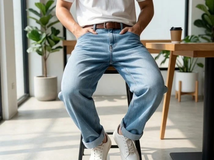 loose jeans pria, loose jeans, jeans pria, jeans
